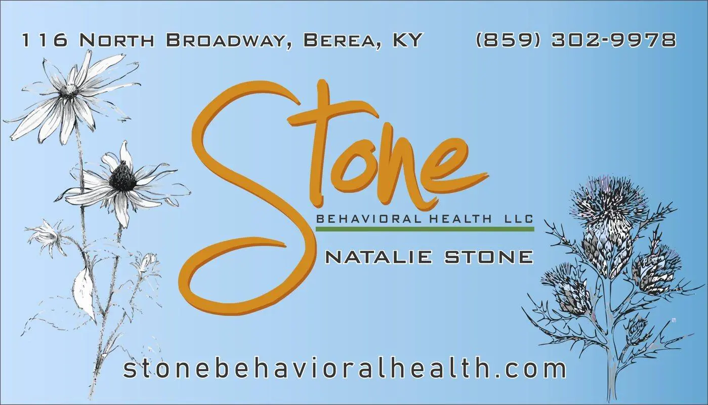 Stone Behavioral Health business card — Berea, KY
